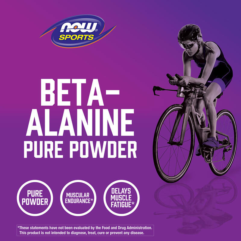 NOW Foods, Sports, Beta-Alanine, Pure Powder, 17.6 oz (500 g)
