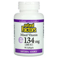 Natural Factors, Mixed Vitamin E, 134 mg (200 IU), 90 Softgels
