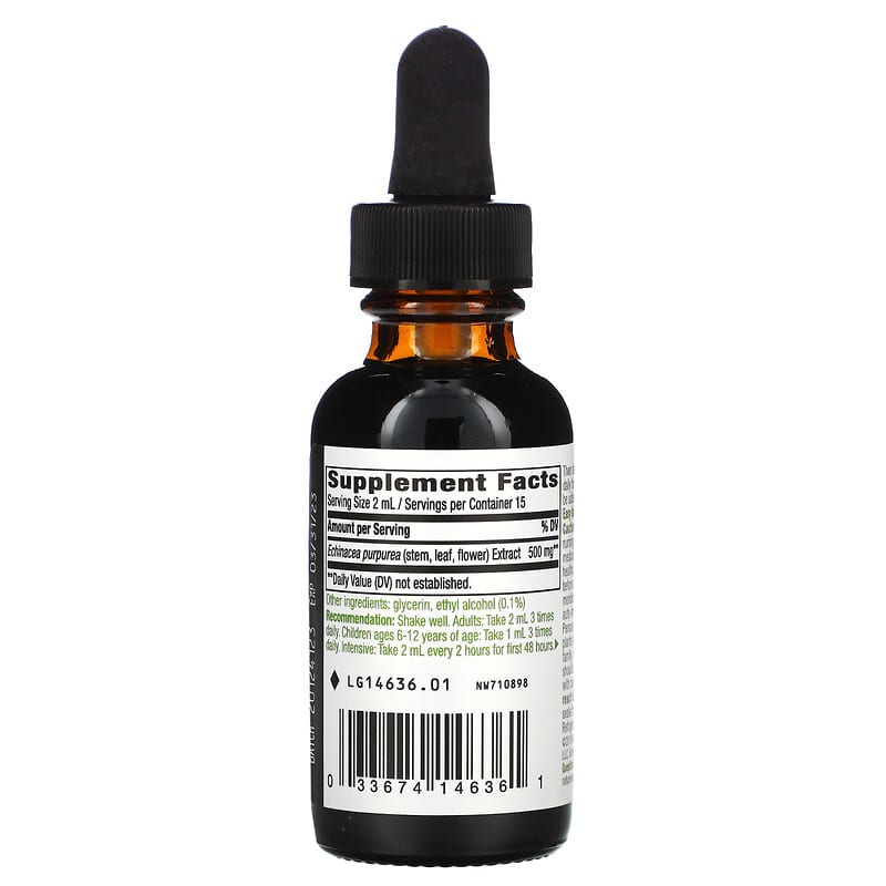 Nature's Way, Echinacea, 500 mg, 1 fl oz (30 ml)