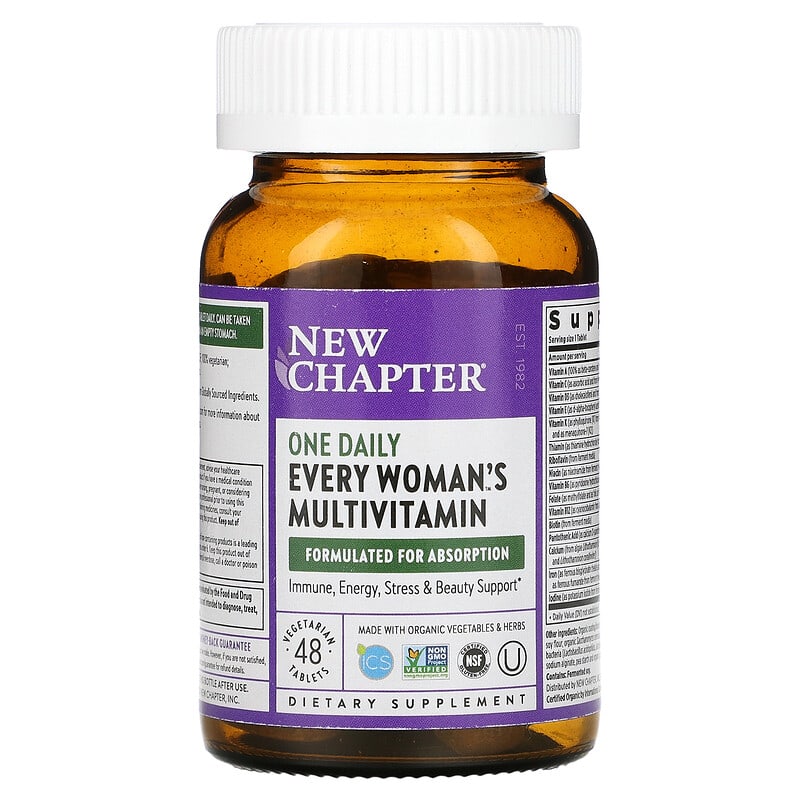 New Chapter, One Daily Every Woman's Multivitamin, 48 Vegetarian Tablets