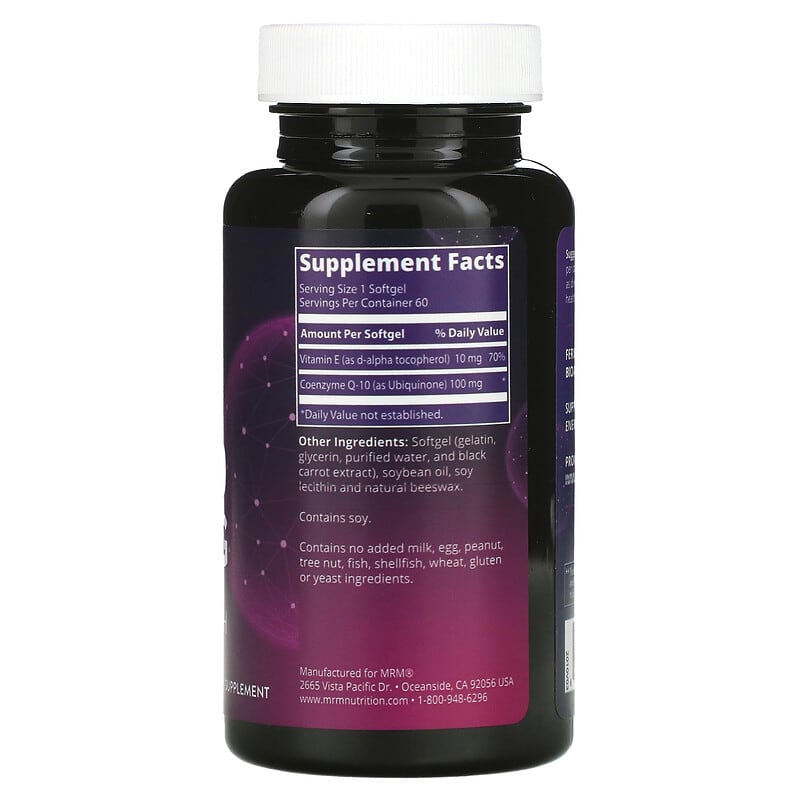 MRM Nutrition, CoQ-10, 60 Softgels