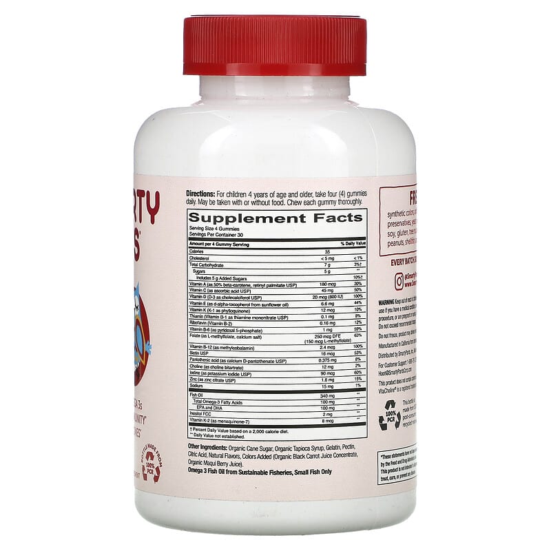 SmartyPants, Kids Formula, Cherry Berry, 120 Gummies