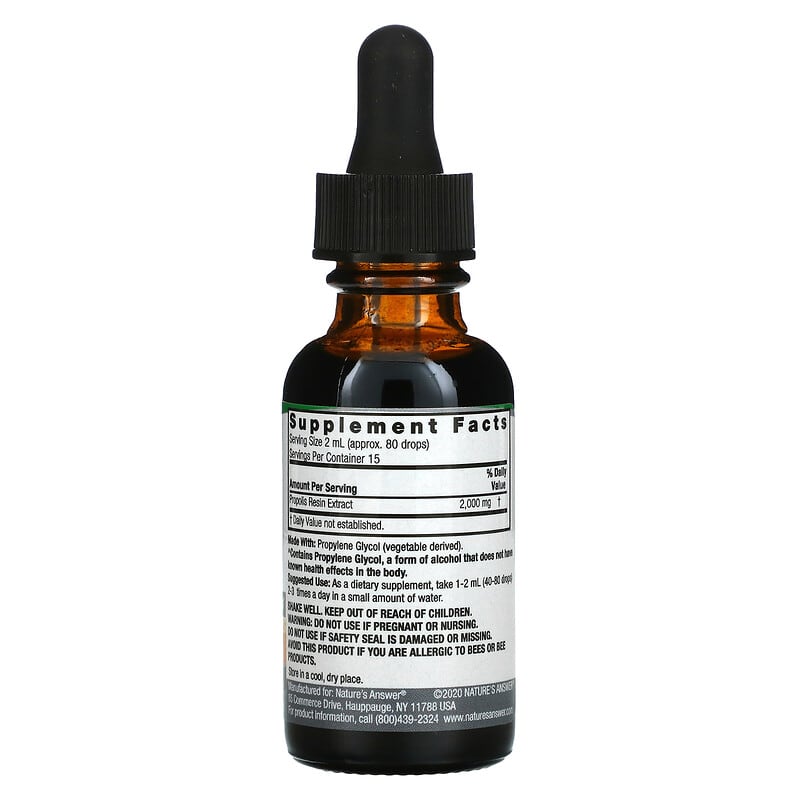 Nature's Answer, Propolis Extract, Alcohol-Free, 1,000 mg, 1 fl oz (30 ml)