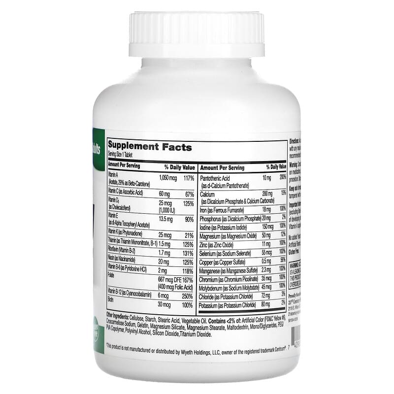 21st Century, Sentry, Adults Multivitamin &amp; Multimineral Supplement, 300 Tablets