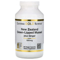 California Gold Nutrition, New Zealand Green-Lipped Mussel with Ginger Extract, 500 mg, 240 Veggie Capsules