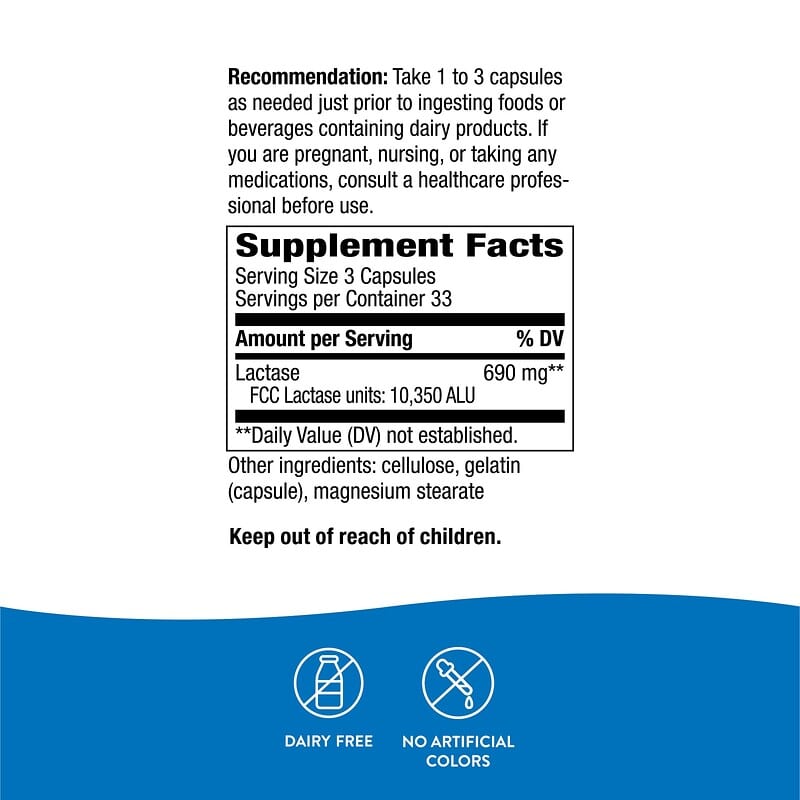 Nature's Way, Lactose Defense, 100 Capsules (230 mg per Capsule)