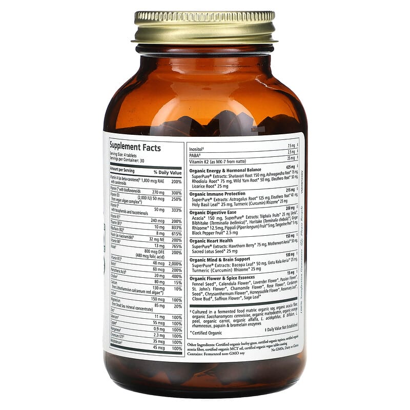 Pure Synergy, Vita-Min-Herb®, Women's Multivitamin, 120 Tablets