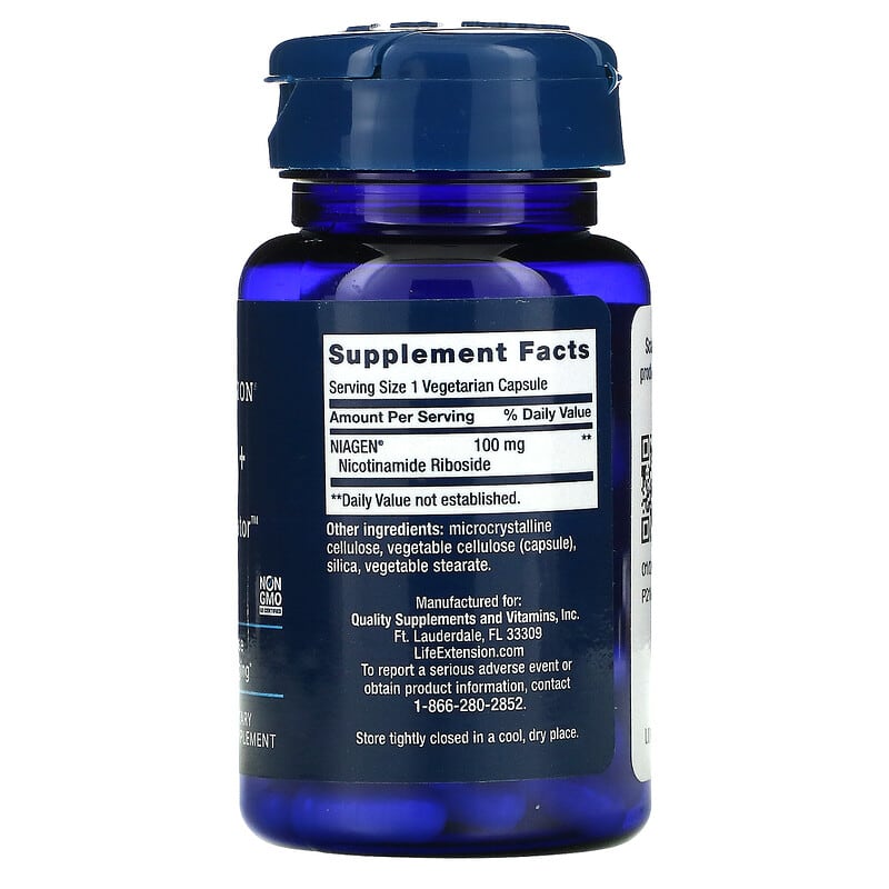 Life Extension, NAD+ Cell Regenerator, 100 mg, 30 Vegetarian Capsules