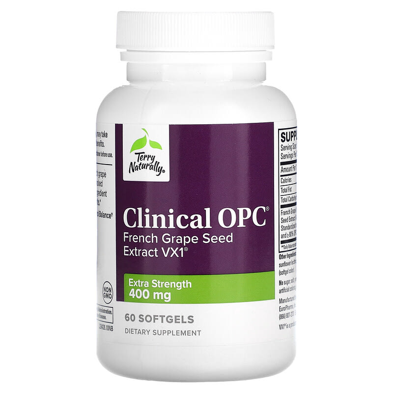 Terry Naturally, Clinical OPC®, 400 mg, 60 Softgels