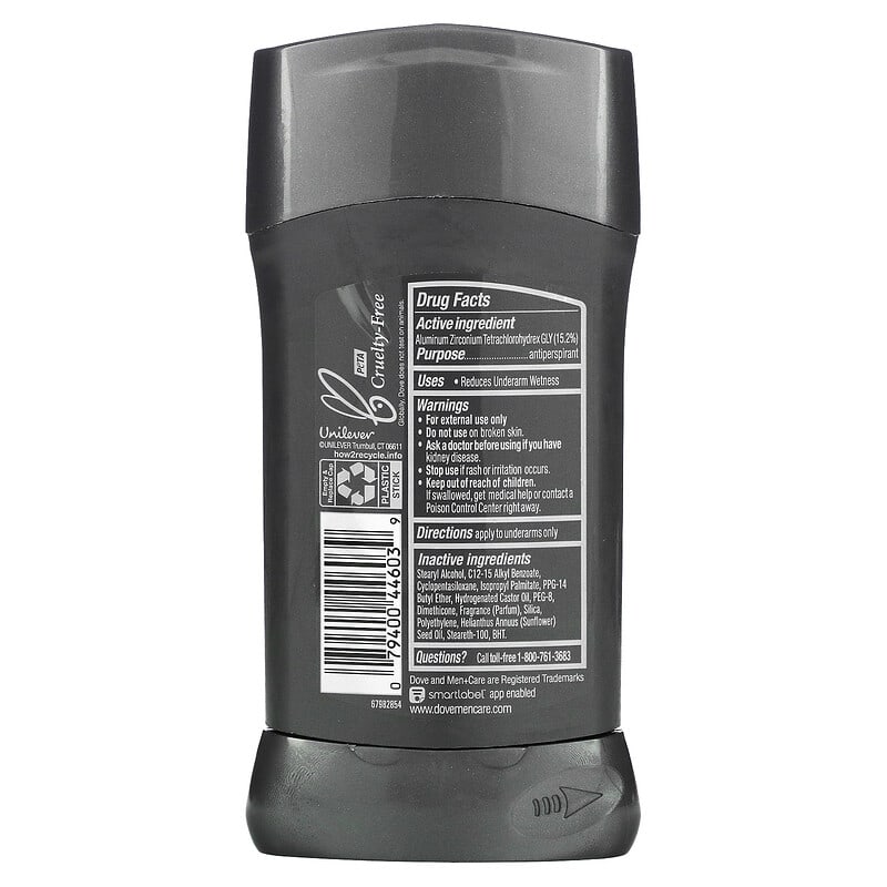 Dove, Men +Care, Antiperspirant Deodorant, Sensitive Shield, 2.7 oz (76 g)