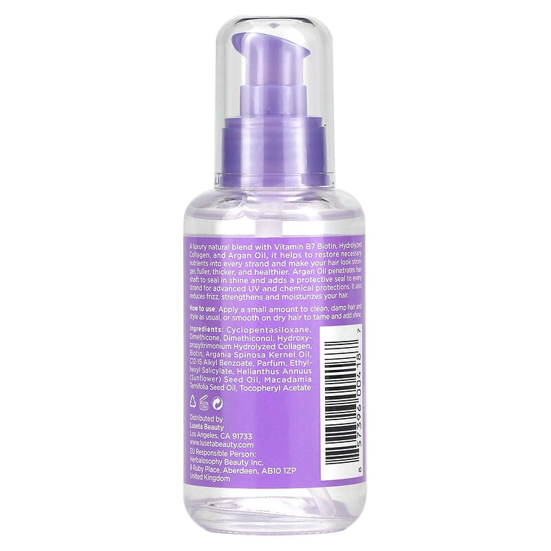 Luseta Beauty, Biotin &amp; Collagen, Strengthening Oil Treatment, For Thin &amp; Dry Hair, 3.38 fl oz (100 ml)