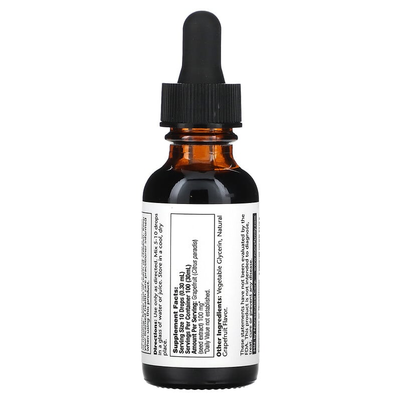 Solaray, Grapefruit Seed Extract Liquid, 100 mg, 1 fl oz (30 ml)