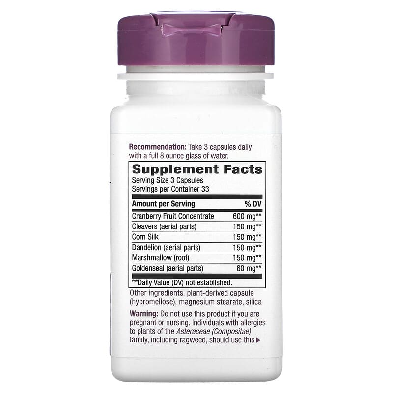 Nature's Way, Urinary with Cranberry, 100 Vegan Capsules