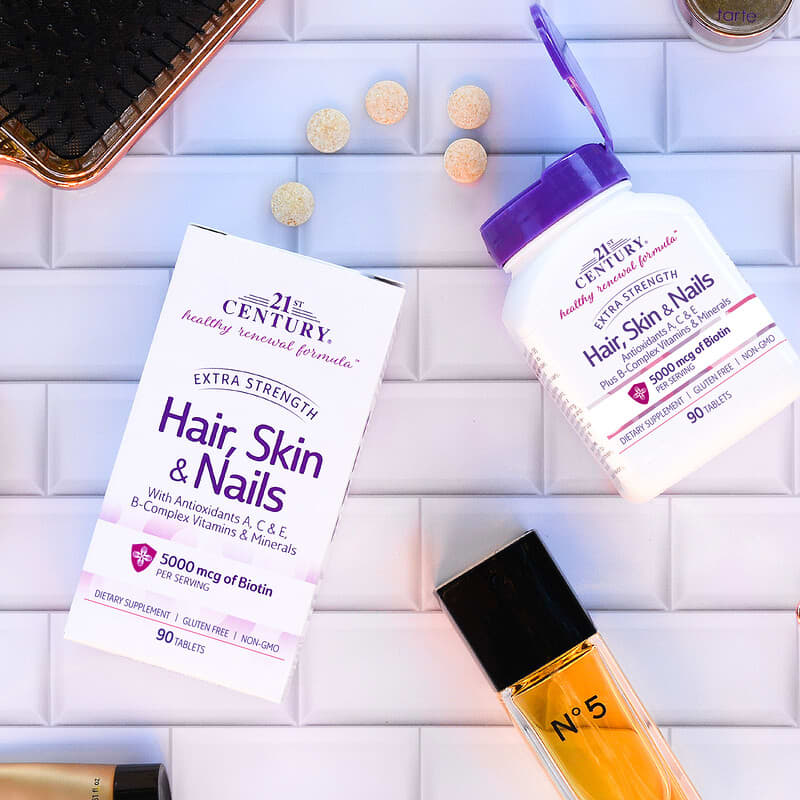 21st Century, Hair, Skin &amp; Nails, 90 Tablets