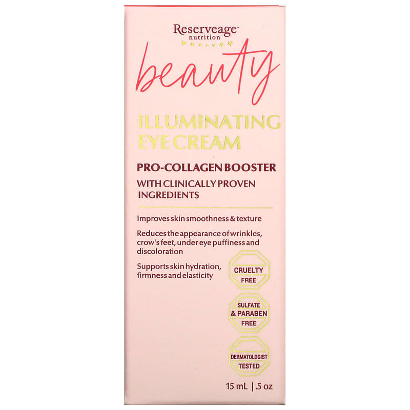 Reserveage Beauty, Illuminating Eye Cream, 0.5 oz (15 ml)
