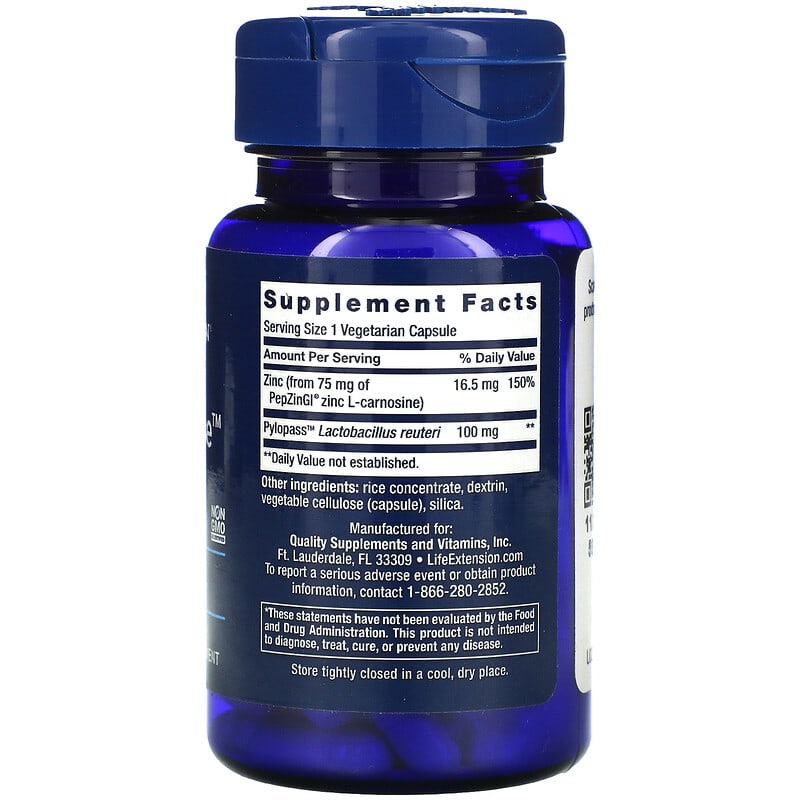 Life Extension, Gastro-Ease, 60 Vegetarian Capsules