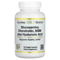 California Gold Nutrition, Glucosamine, Chondroitin, MSM Plus Hyaluronic Acid, 120 Veggie Caps