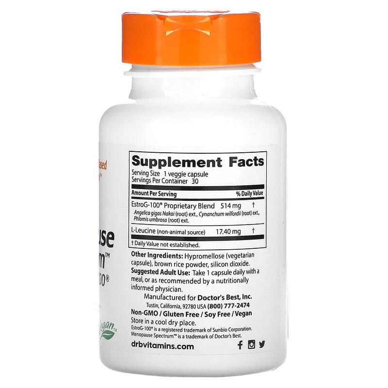 Doctor's Best, Menopause Spectrum®, 30 Veggie Caps