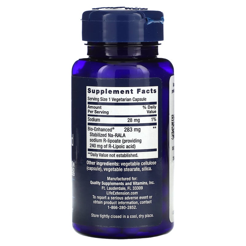 Life Extension, Super R-Lipoic Acid, 60 Vegetarian Capsules