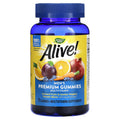 Nature's Way, Alive!® Men's Premium Gummy Multivitamin, Orange, Grape & Cherry, 75 Gummies
