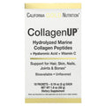 California Gold Nutrition, CollagenUP®, Hydrolyzed Marine Collagen Peptides with Hyaluronic Acid and Vitamin C, Unflavored, 10 Packets, 0.18 oz (5 g) Each