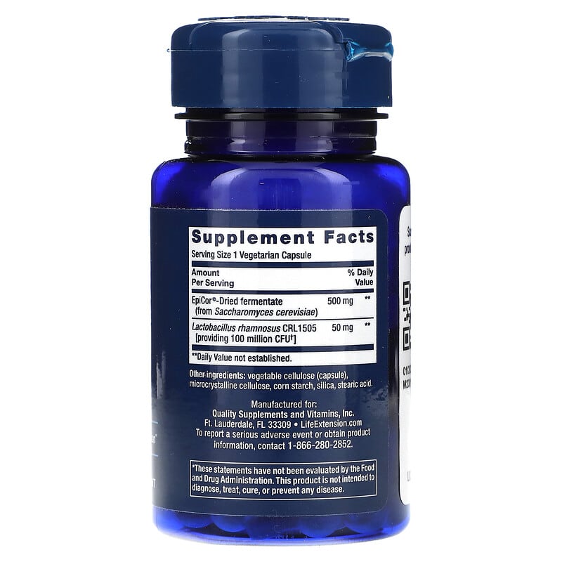 Life Extension, FLORASSIST Probiotic, Immune &amp; Nasal Defense, 30 Vegetarian Capsules
