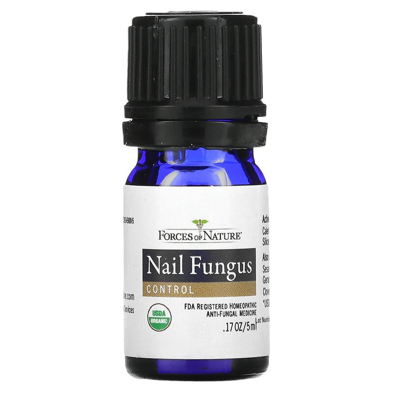 Forces of Nature, Nail Fungus, Organic Plant Medicine, 0.17 fl oz (5 ml)