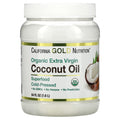California Gold Nutrition, Superfoods, Cold Pressed Organic Virgin Coconut Oil, 54 fl oz (1.6 L)