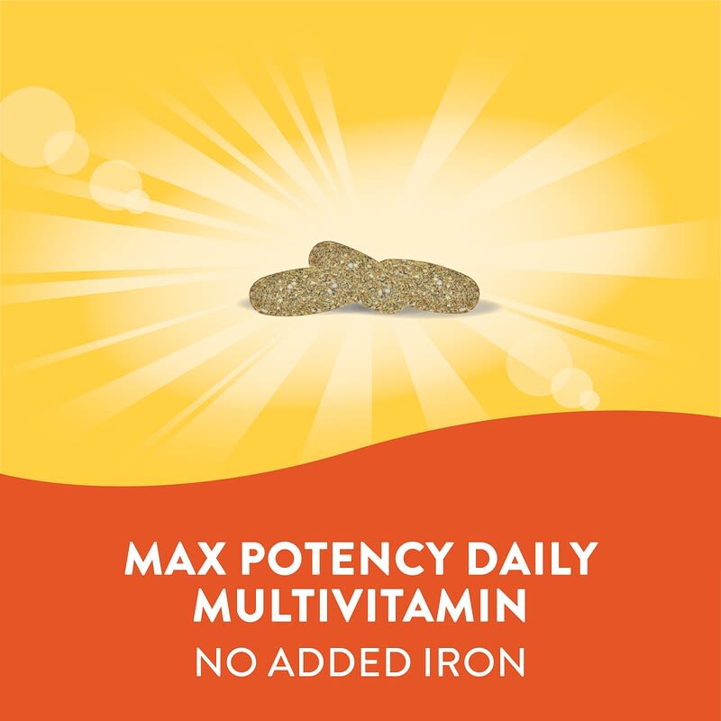 Nature's Way, Alive! Max3 Potency, Adult Complete Multivitamin, No Added Iron, 180 Tablets