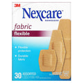 Nexcare, Flexible Fabric Bandages, Assorted, 30 Assorted Sizes