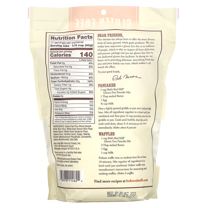 Bob's Red Mill, Classic Pancake &amp; Waffle Mix, 24 oz (680 g)