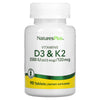 NaturesPlus, Vitamin D3 and Vitamin K Complex, 90 Tablets
