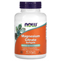 NOW Foods, Magnesium Citrate, 90 Softgels (133 mg per Softgel)