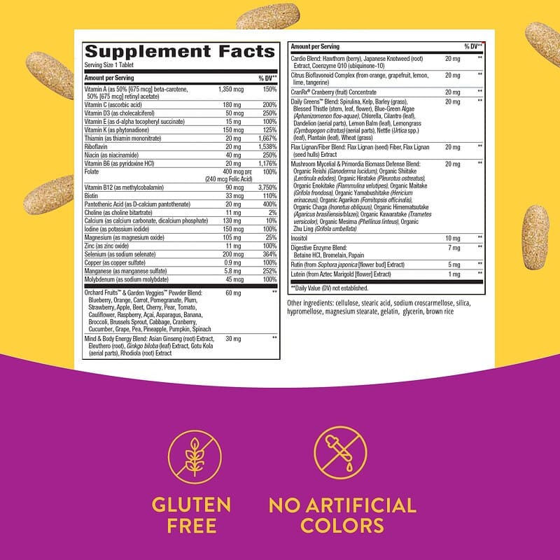 Nature's Way, Alive! Women's 50+ Ultra Multivitamin, 60 Tablets