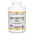 California Gold Nutrition, Alpha Lipoic Acid, 600 mg, 120 Veggie Capsules