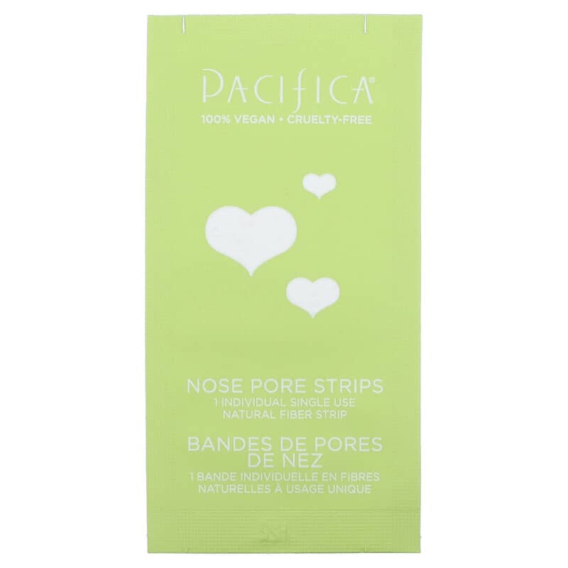 Pacifica, Kale Detox Pore Strips, 6 Individual Single Use Natural Fiber Strips