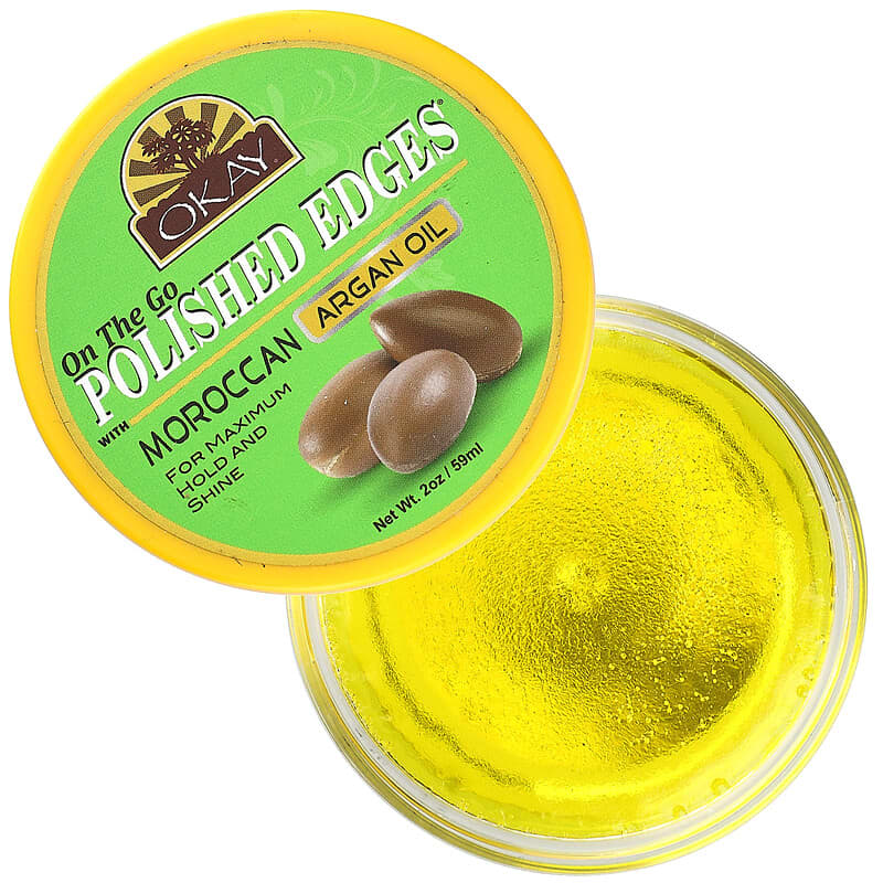 Okay Pure Naturals, On The Go Polished Edges With Moroccan Argan Oil, 2 oz (59 ml)