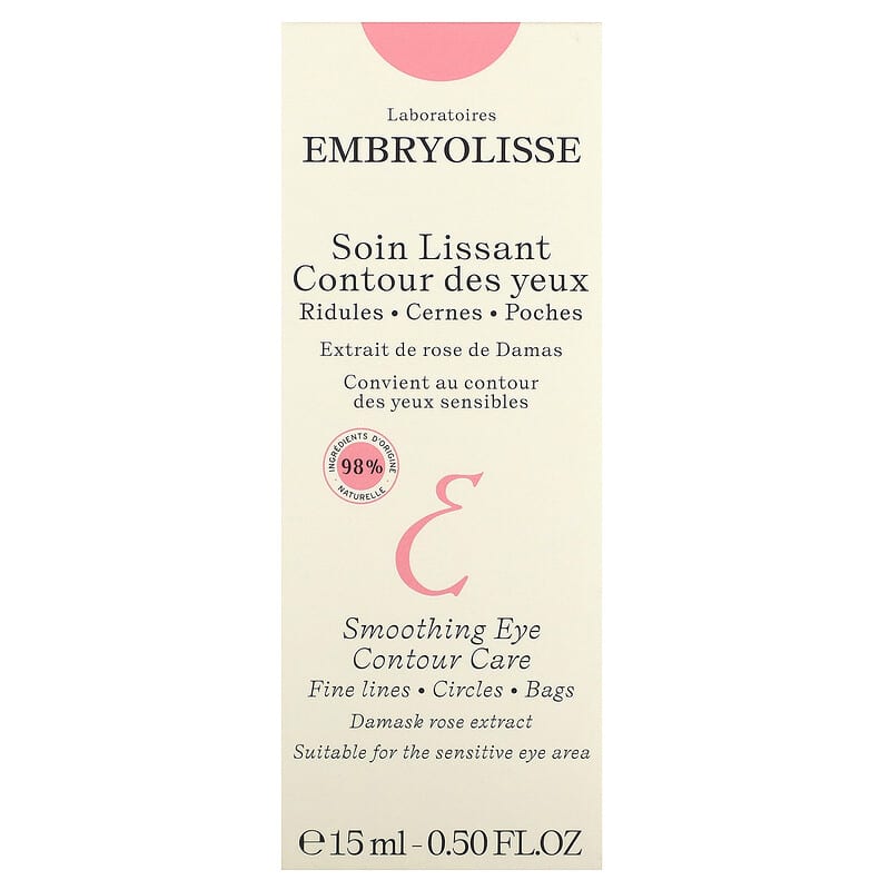 Embryolisse, Smoothing Eye Contour Care, 0.50 fl oz (15 ml)