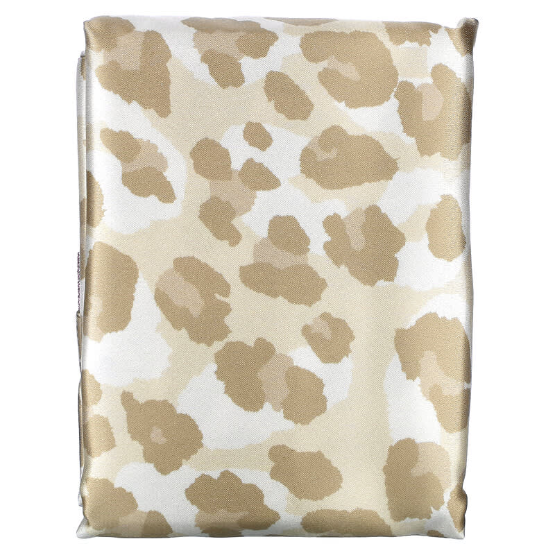 Kitsch, The Satin Pillowcase, Standard Size, Leopard, 1 Pillowcase