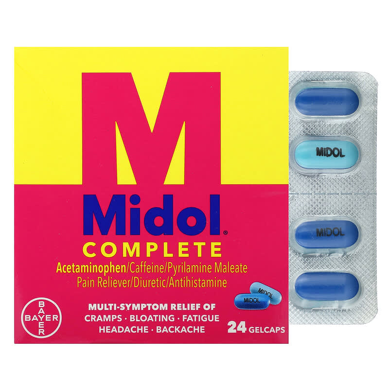 Midol, Complete, 24 Gelcaps – googleherb