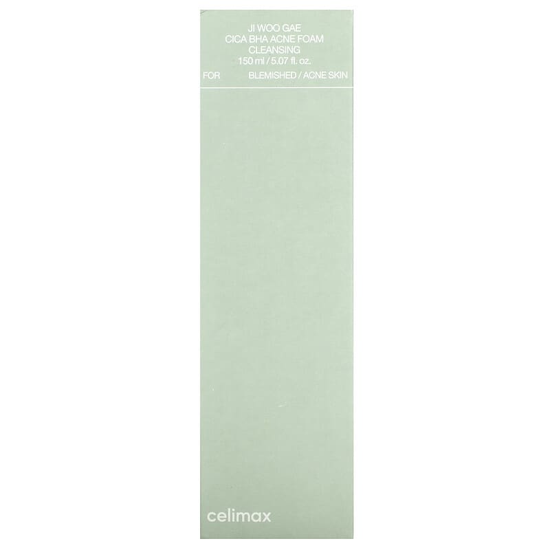 Celimax, Ji Woo Gae Cica BHA Acne Foam Cleansing, 5.07 fl oz (150 ml)