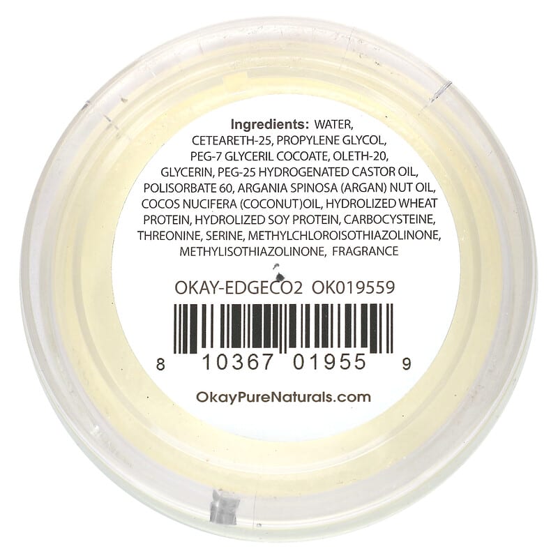 Okay Pure Naturals, On The Go Polished Edges With Nourishing Coconut Oil, 2 oz (59 ml)