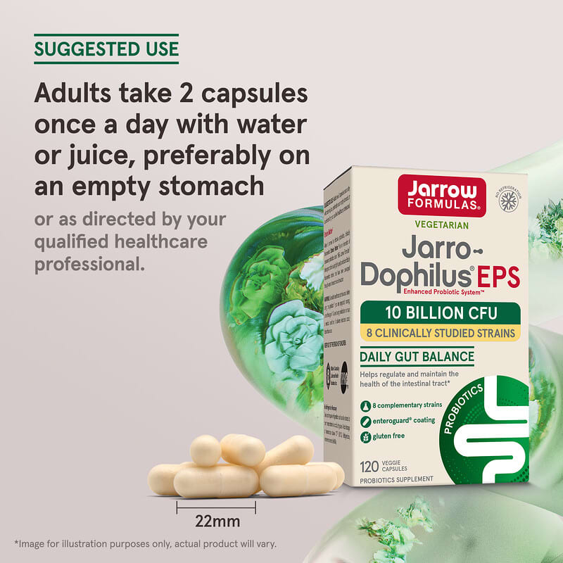 Jarrow Formulas, Jarro-Dophilus EPS, 5 Billion, 120 Veggie Caps