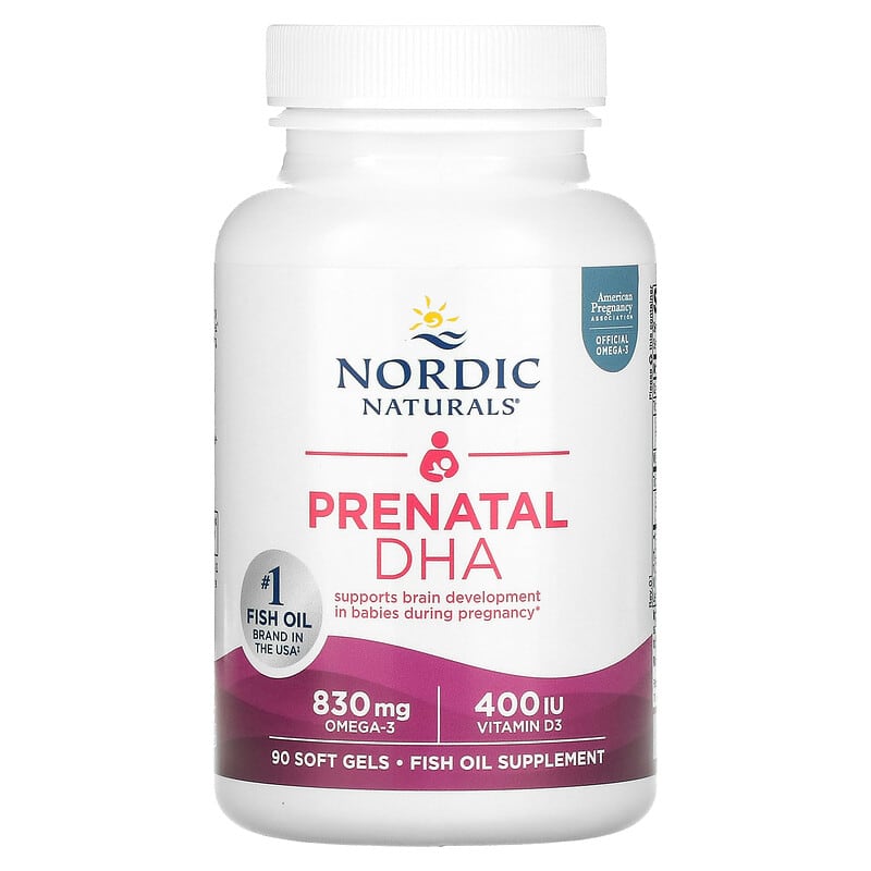 Nordic Naturals, Prenatal DHA, 90 Soft Gels