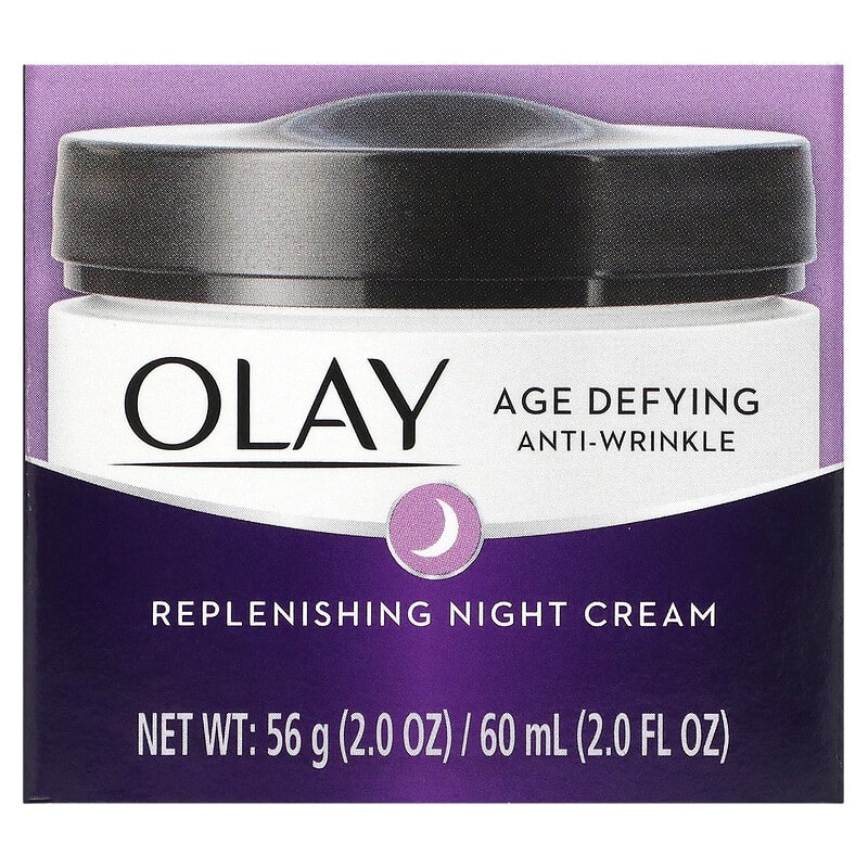 Olay, Age Defying, Anti-Wrinkle, Night Cream, 2 fl oz (60 ml)