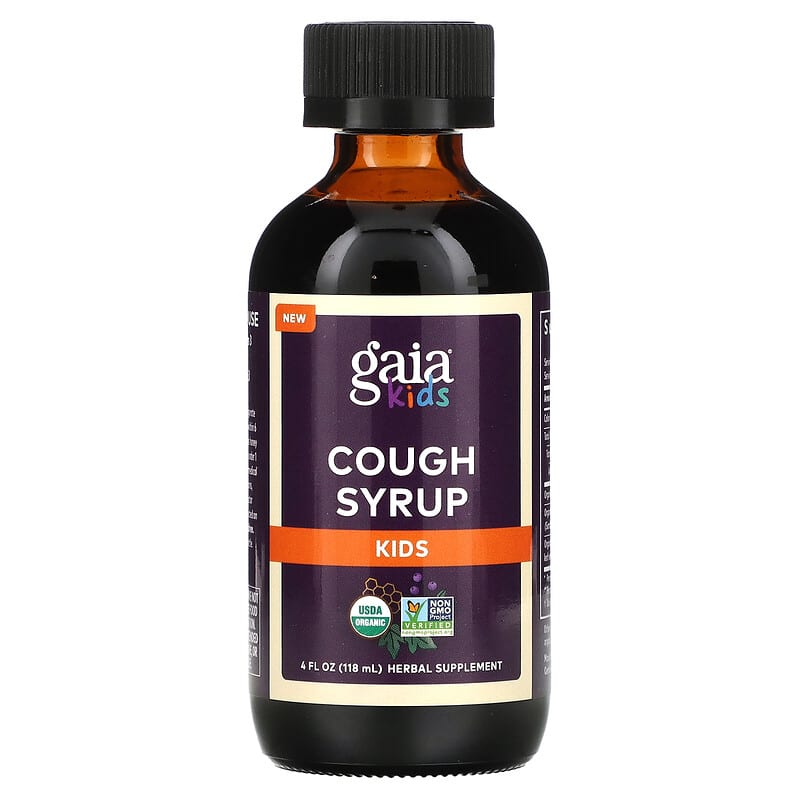 Gaia Herbs, Kids, Cough Syrup, 4 fl oz (118 ml)