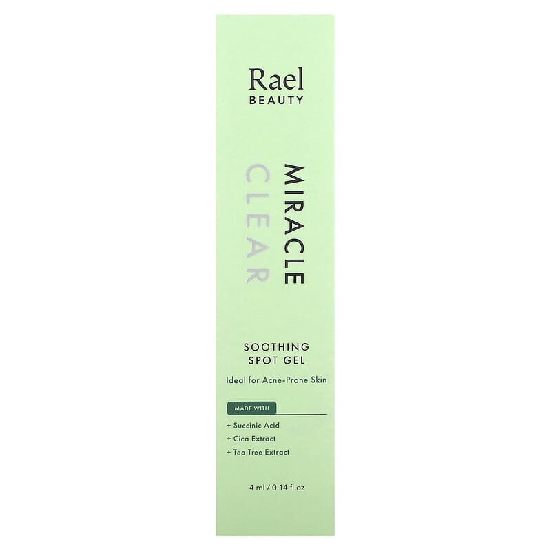 Rael, Inc., Beauty, Miracle Clear Soothing Spot Gel, 0.14 fl oz (4 ml)