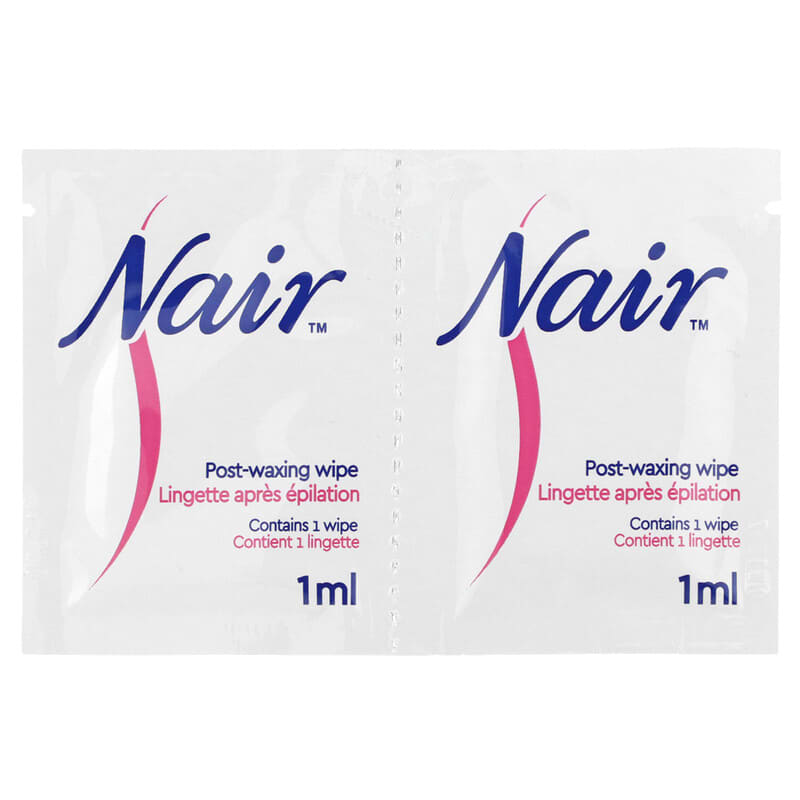 Nair, Wax Ready Strips, Legs & Body, Sensitive Skin, 40 Wax Strips + 6 Post Wipes