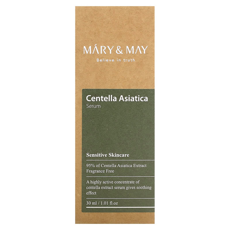 Mary & May, Centella Asiatica Serum, Fragrance Free, 1.01 fl oz (30 ml)