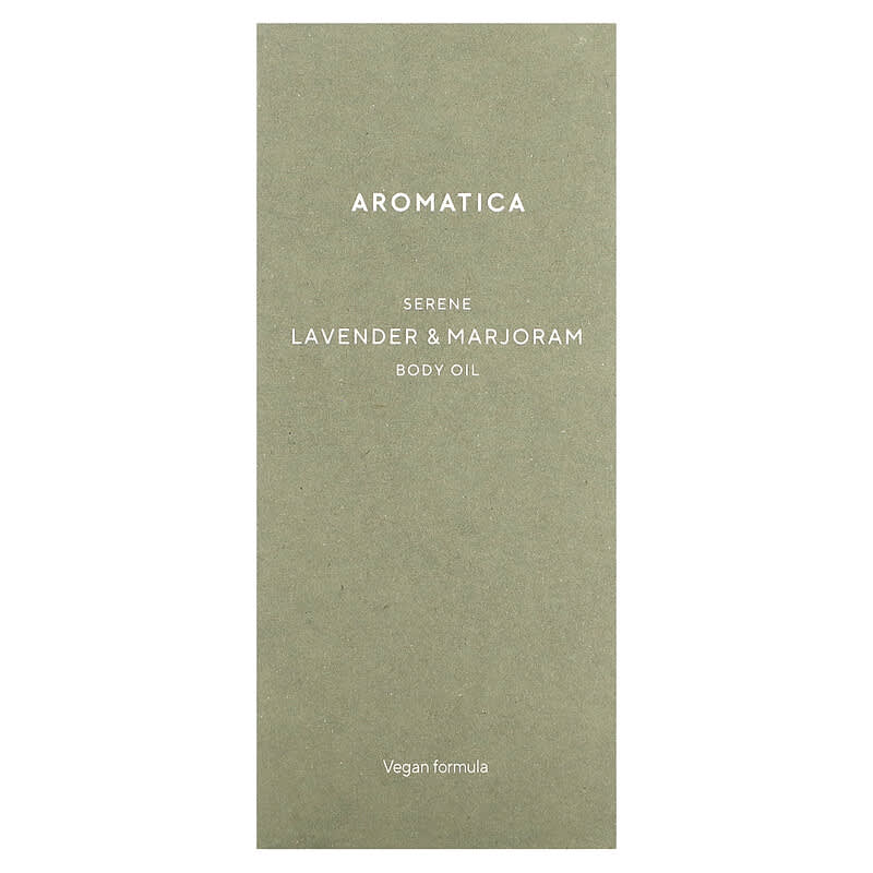 Aromatica, Serene Lavender & Marjoram Body Oil, 3.3 fl oz (100 ml)